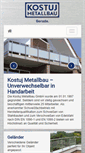 Mobile Screenshot of kostuj-metallbau.de